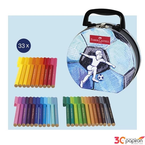 Faber Castell filctoll készlet 33db-os CONNECTOR + kiegészítők foci