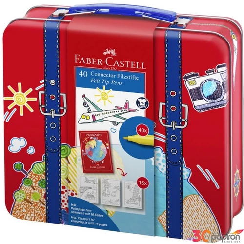 Faber-Castell filctoll készlet 40 darabos Connector filzstifte Felt Tip Pens 155535