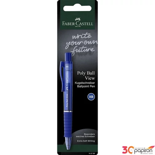 Faber Castell golyóstoll POLY BALL VIEW klf. Színben XB-s heggyel BL. 145796