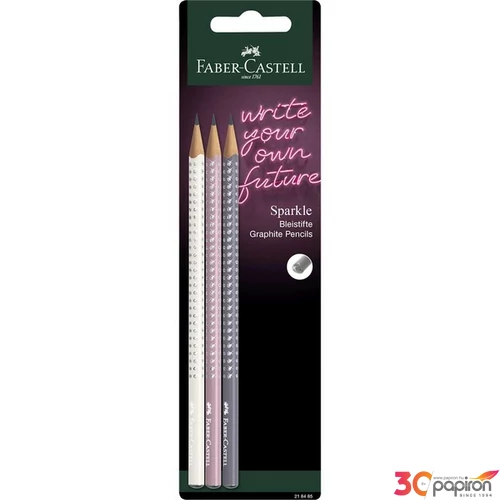 Faber Castell grafitceruza 3db-os SPARKLE gyöngyházfényű nyár 218485