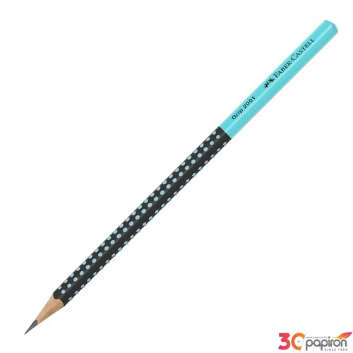 Faber Castell grafitceruza GRIP 2001 kéttónusú fekete/türkiz HB 