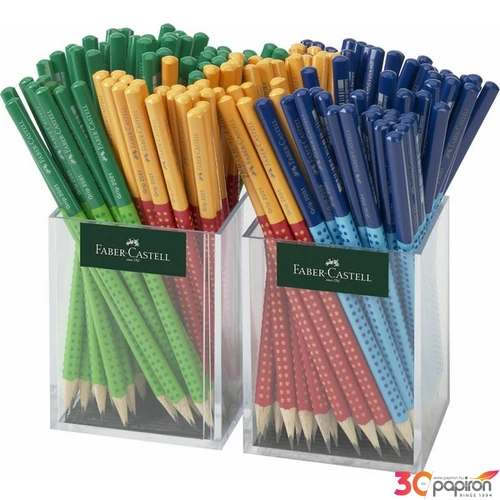 Faber Castell grafitceruza Grip,Jumbo kéttónusú, piros-narancssárga 111912