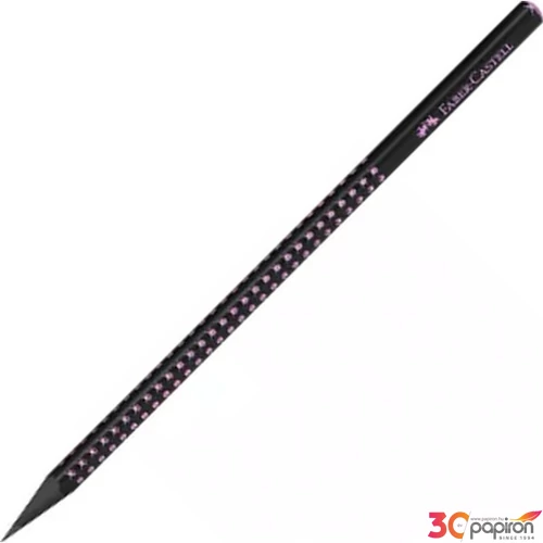 Faber Castell grafitceruza SPARKLE gyöngyházfényű fekete - pink HB=B