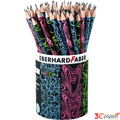 Eberhard-Faber grafitceruza HB, kerek testű vegyes Neon színek