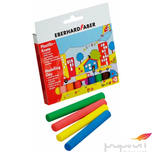 Eberhard Faber gyurma színes 10db plasztik E572011