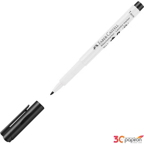 Faber Castell jelölőfilc Mosodai jelölő filc kerek fekete heggyel 159502
