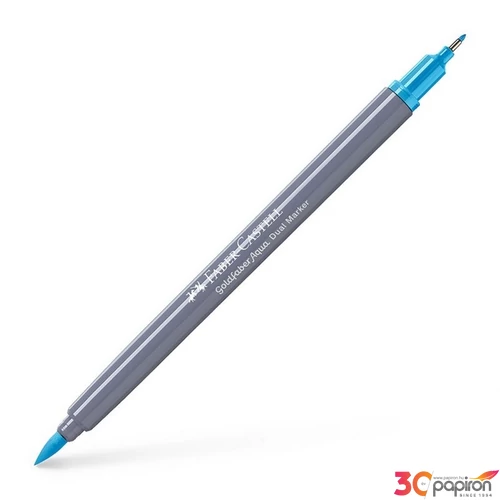 Faber Castell művész filctoll AG-Kétvégű aquarell filctoll mangánkék 245 Goldfaber Aqua