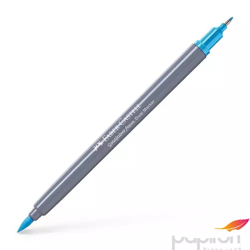 Faber Castell művész filctoll AG-Kétvégű aquarell filctoll mangánkék 245 Goldfaber Aqua