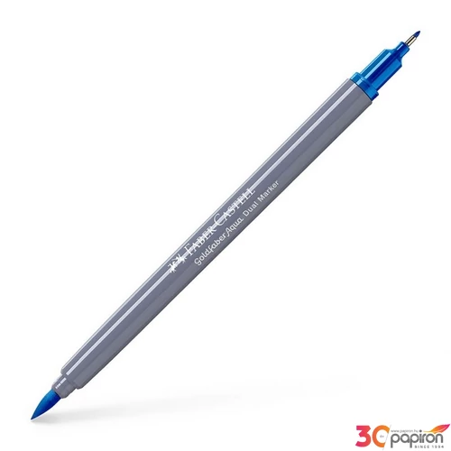 Faber Castell művész filctoll AG-Kétvégű aquarell filctoll azúrkék 449 Goldfaber Aqua