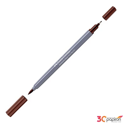 Faber Castell művész filctoll AG-Kétvégű aquarell filctoll égetett siena 283 Goldfaber Aqua