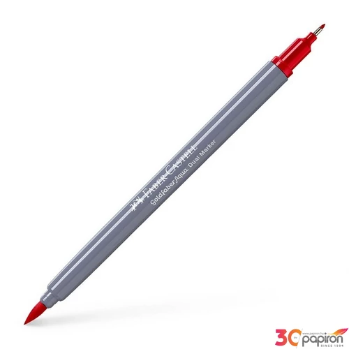 Faber Castell művész filctoll AG-Kétvégű aquarell filctoll halvány muskátlipiros 121 Goldfaber Aqua