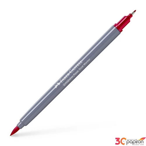 Faber Castell művész filctoll AG-Kétvégű aquarell filctoll kármin 126 Goldfaber Aqua