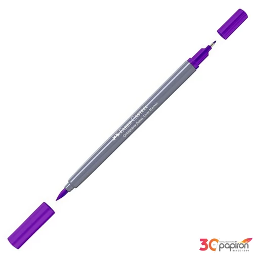 Faber Castell művész filctoll AG-Kétvégű aquarell filctoll lila 284 Goldfaber Aqua