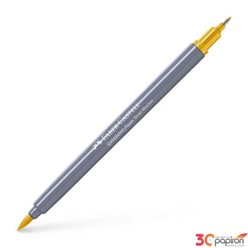 Faber Castell művész filctoll AG-Kétvégű aquarell filctoll nápolyisárga 185 Goldfaber Aqua