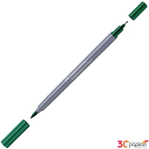 Faber Castell művész filctoll AG-Kétvégű aquarell filctoll sötét phthalo zöld 264 Goldfaber Aqua 16