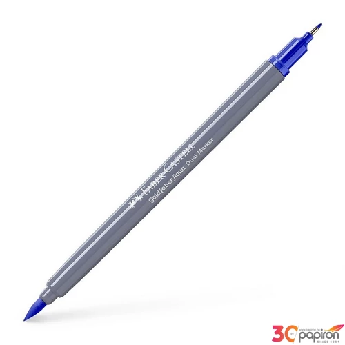 Faber Castell művész filctoll AG-Kétvégű aquarell filctoll tengerkék 248 Goldfaber Aqua