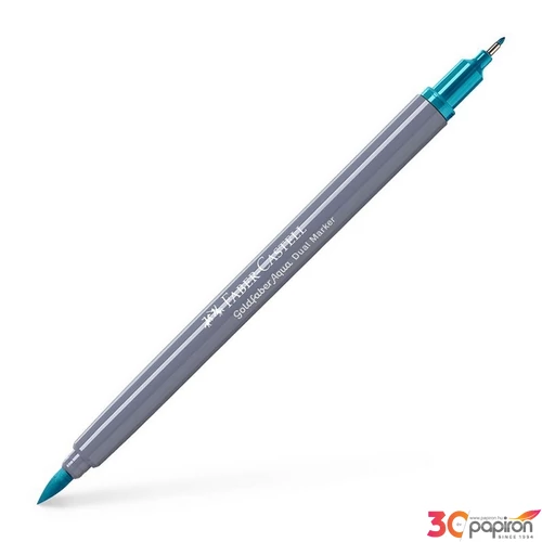 Faber Castell művész filctoll AG-Kétvégű aquarell filctoll világos kobalt türkiz 154 Goldfaber Aqua