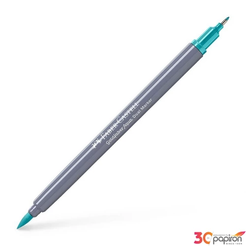 Faber Castell művész filctoll AG-Kétvégű aquarell filctoll világos kobalt zöld 356 Goldfaber Aqua