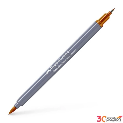 Faber Castell művész filctoll AG-Kétvégű aquarell filctoll világos okkersárga 183 Goldfaber Aqua