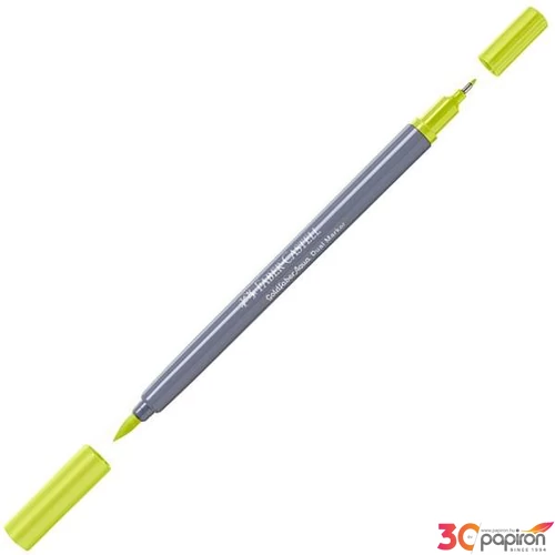 Faber Castell művész filctoll AG-Kétvégű aquarell filctoll zöldcitrom 206 Goldfaber Aqua