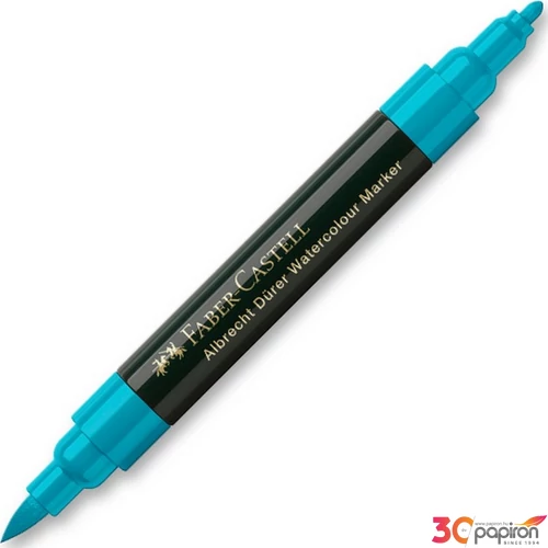 Faber-Castell művészfilc Akvarell Albrecht Dürer kétvégű 153 kobalt türkiz 160453