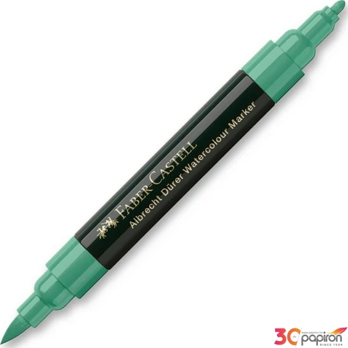 Faber-Castell művészfilc Akvarell Albrecht Dürer kétvégű 264 sötét ftalocianin zöld 16046