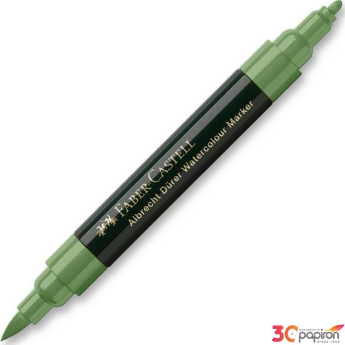 Faber-Castell művészfilc Akvarell Albrecht Dürer kétvégű 167 zöld olivabogyó 160467