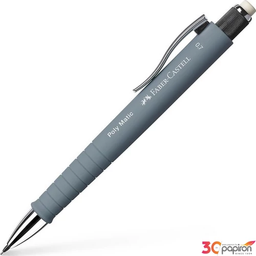Faber-Castell nyomósiron 0,7 POLY MATIC szürke 133388