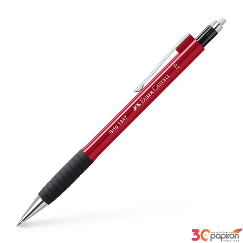 Faber Castell nyomósiron 0,7mm Töltőceruza GRIP 1347 piros Mechanikus ceruza