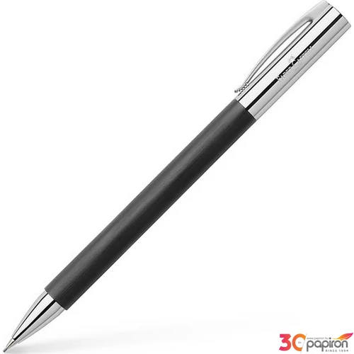 Faber-Castell nyomósiron FC-Töltőceruza Ambition nemesgyanta test fekete csavar mechanikával 138130