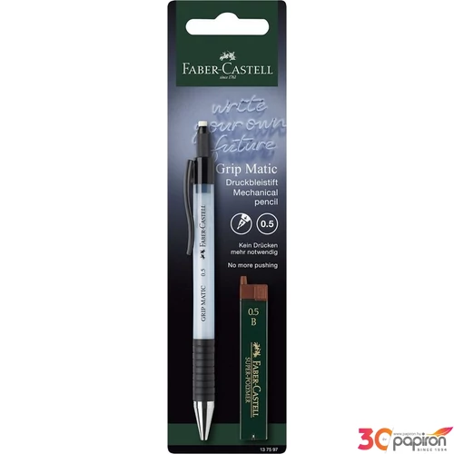Faber Castell nyomósiron Töltőceruza 0,5mm GRIP MATIC 1375 + hegy BL. 2024