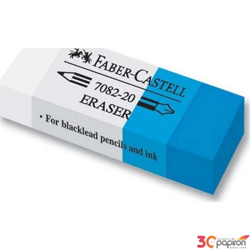 Faber-Castell radír fehér/feket papírvédővel 188220 / 7082-20