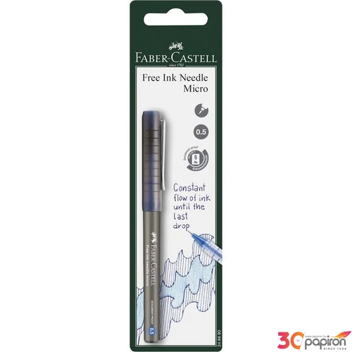 Faber Castell Roller toll 0,5m Needle kék BL. 348690