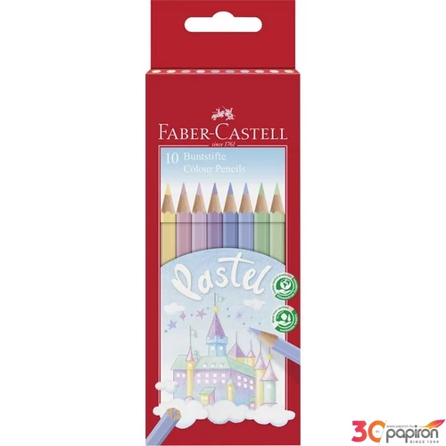 Faber Castell színes ceruza 10db-os pasztell hatszögletű 111211