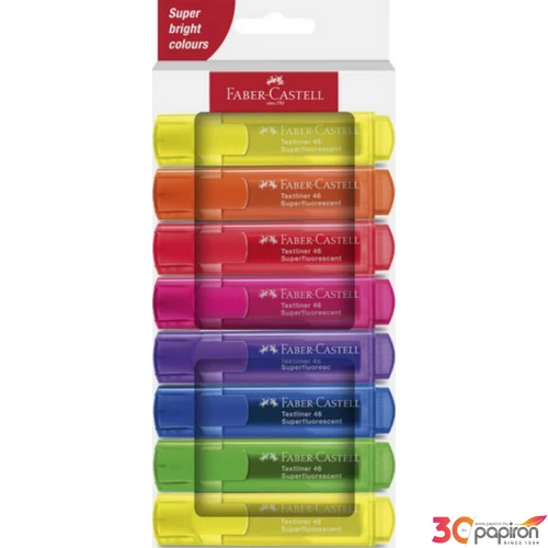 Faber Castell szövegkiemelő készlet 8db-os 1546 fluoreszkáló 2024