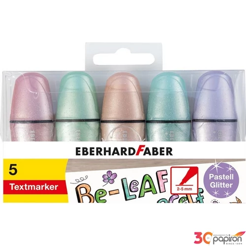 Faber Castell szövegkiemelő szövegkiemelő készlet 5 DB-os mini pasztell csillám