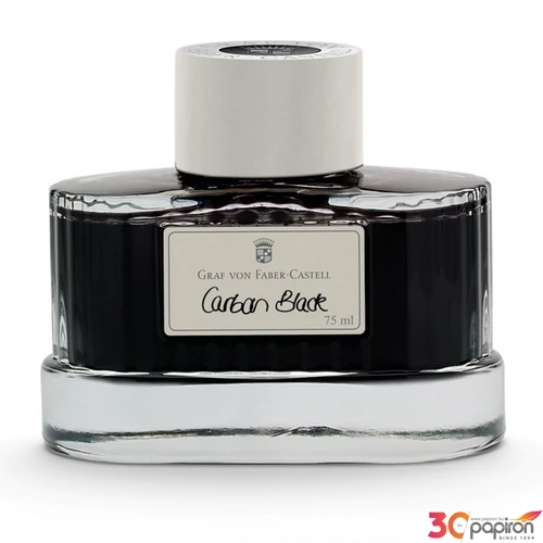 Faber Castell tinta üveges 75ml  feketeszén