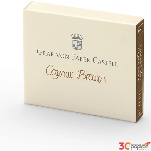 Faber Castell tintapatron GVFC 6db-os konyak barna