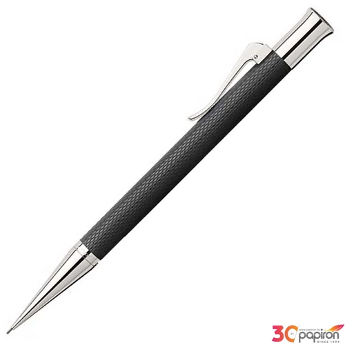 Faber Castell töltőceruza GVFC Guilloche ródium bevonatú fekete csavar mechanikával 136530
