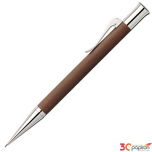 Faber Castell töltőceruza GVFC Guilloche ródium bevonatú konyak színű csavar mechanikával