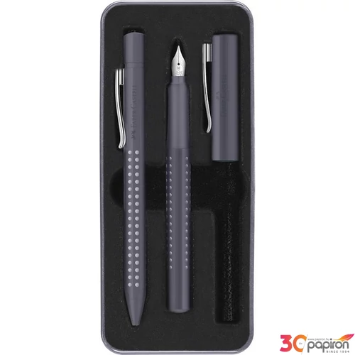 Faber Castell Töltőtoll GRIP 2010 2db-os készlet almásszürke 201529