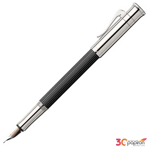 Faber Castell töltőtoll GVFC Classic Ebony platina bevonatú ébenfa F