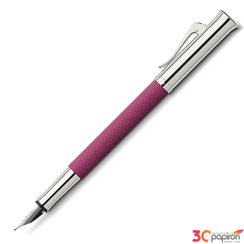 Faber Castell töltőtoll GVFC Guilloche ródium bevonatú Electric Pink M-es heggyel 145240