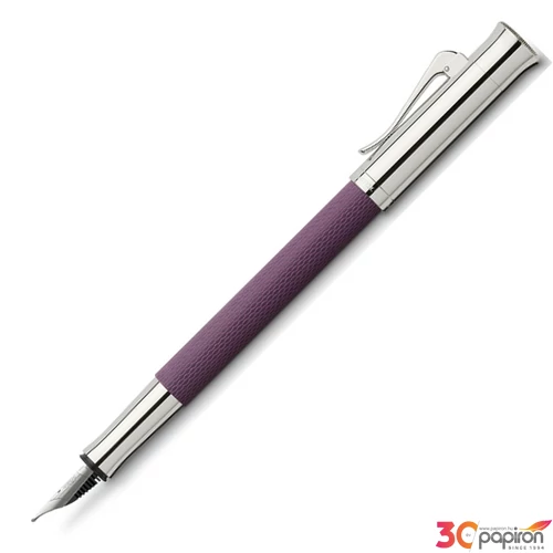 Faber Castell töltőtoll GVFC Guilloche ródium bevonatú liláskék M-es heggyel 145260