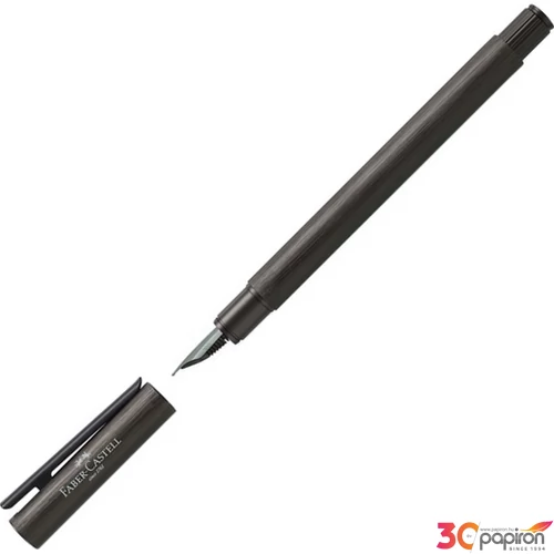 Faber Castell Töltőtoll NEO Slim alumínium fekete M 146250