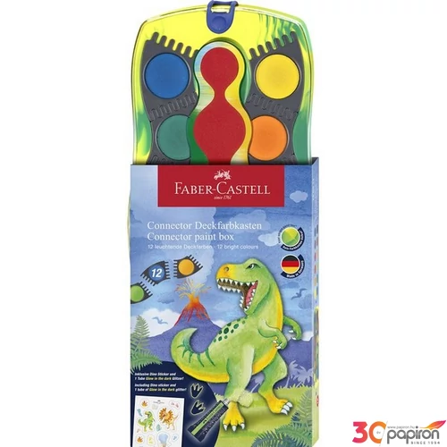 Faber Castell vízfesték 12db-os, Dinoszaurusz