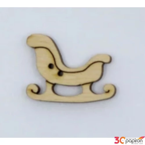 Fa figura gomb szánkó 10 db/csomag 143