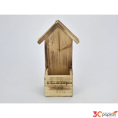 Fali akasztós tároló fából fehér hátikó 9, 4x7, 8x25cm-es CRL7462 [5998997714268]