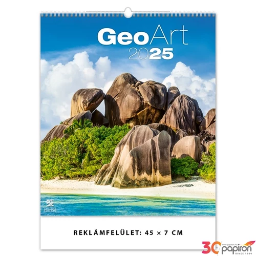 Falinaptár 2025 GeoArt Dayliner 2025-ös kollekció
