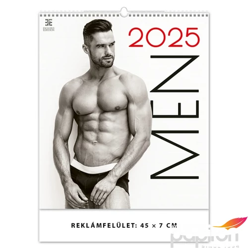 Falinaptár 2025 Men Dayliner 2025-ös kollekció